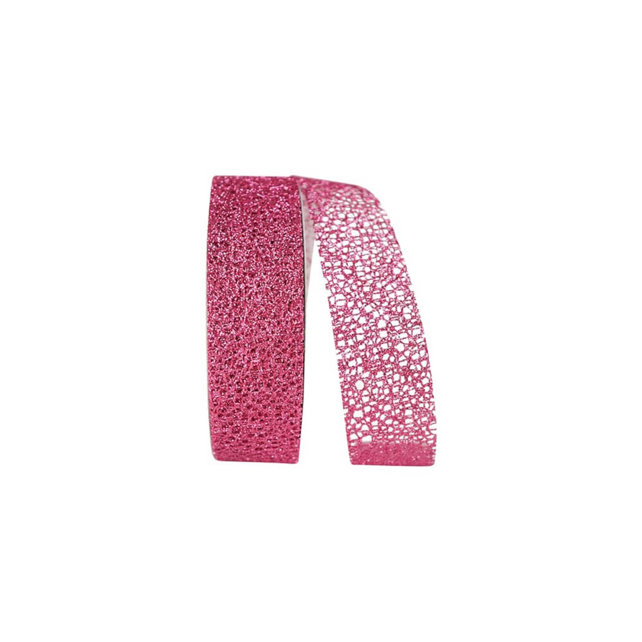 The Ribbon Roll 1.5" x 25yd. Glitter Web Mesh Ribbon
